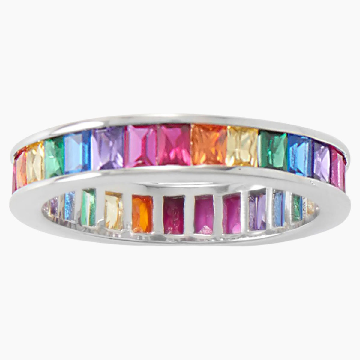 Rainbow Cubic Zirconia Ring