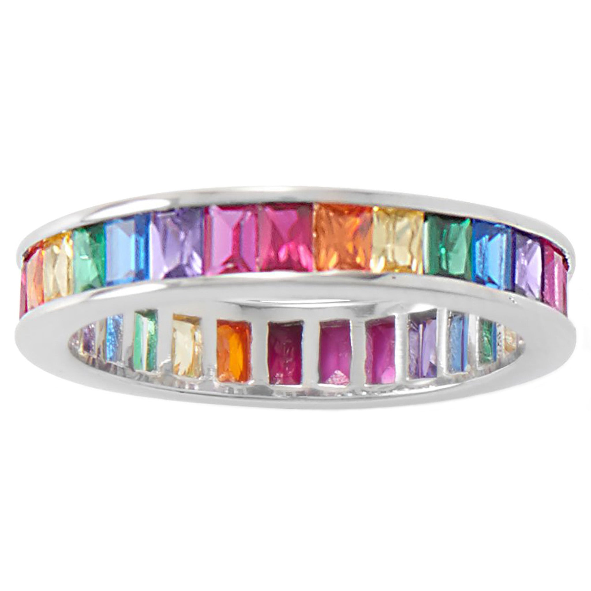 Rainbow Cubic Zirconia Ring