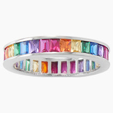 Rainbow Cubic Zirconia Ring