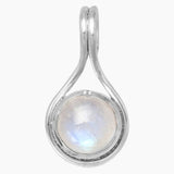 Rainbow Moonstone Slide Pendant