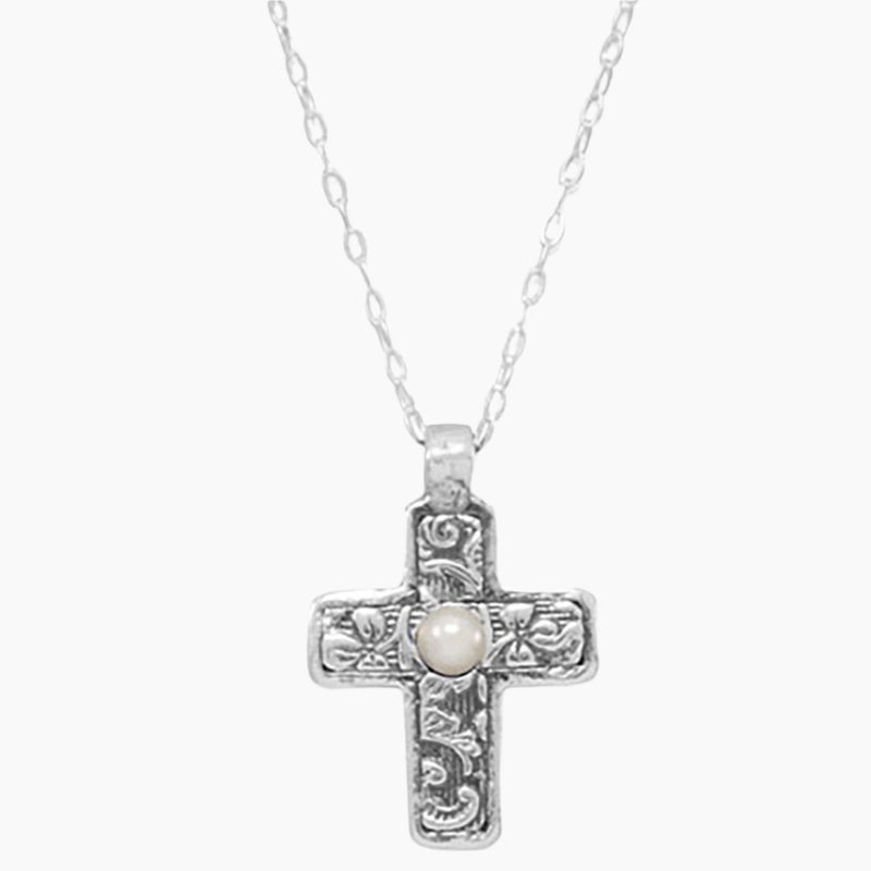 Reversible Cross Charm Necklace