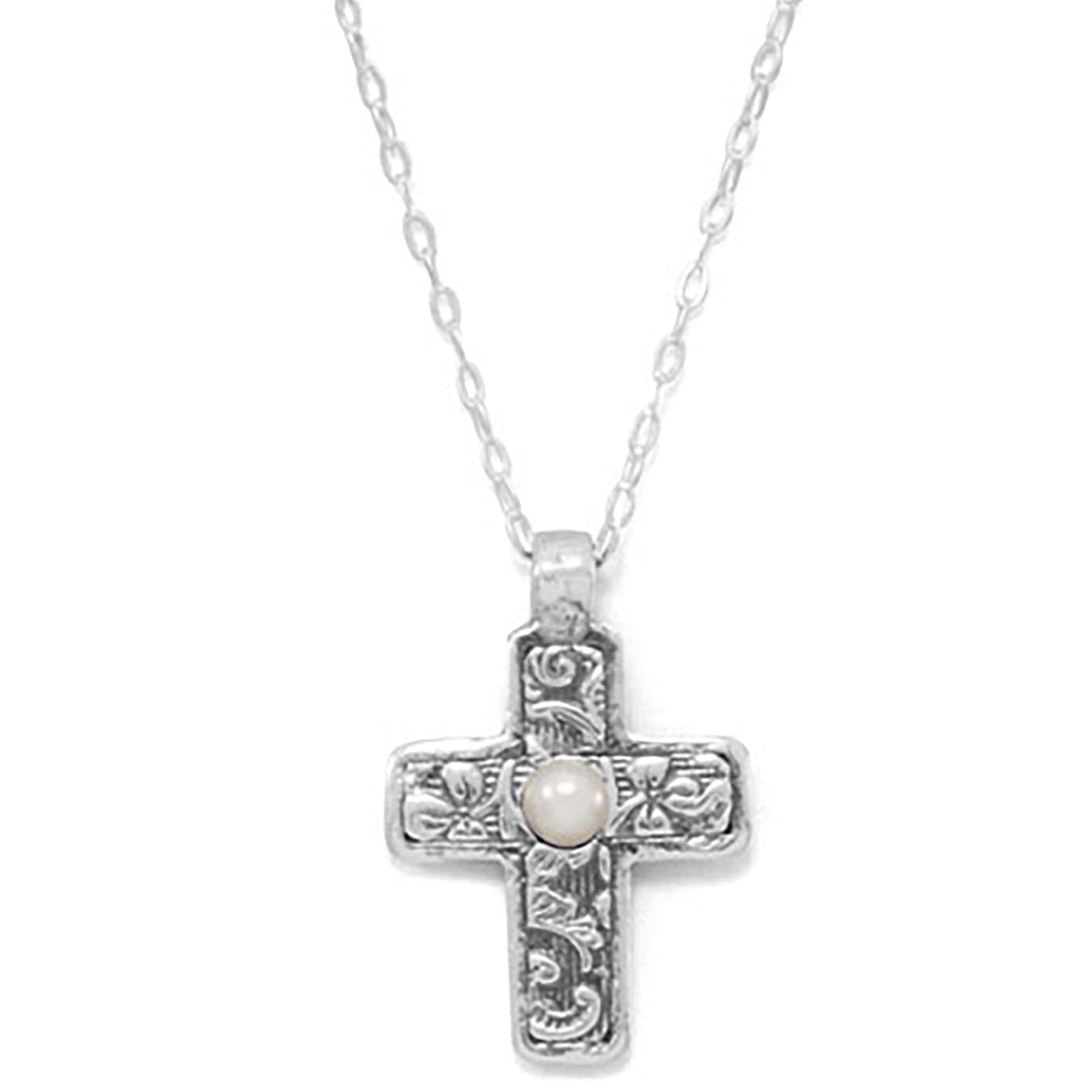 Reversible Cross Charm Necklace