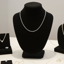 Rolo Chain - 2mm on Necklace Bust Display