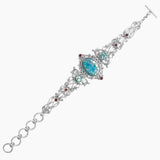 Roman Glass and Garnet Bracelet