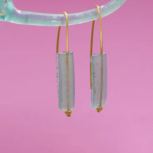 Roman Glass Bar Earrings Example