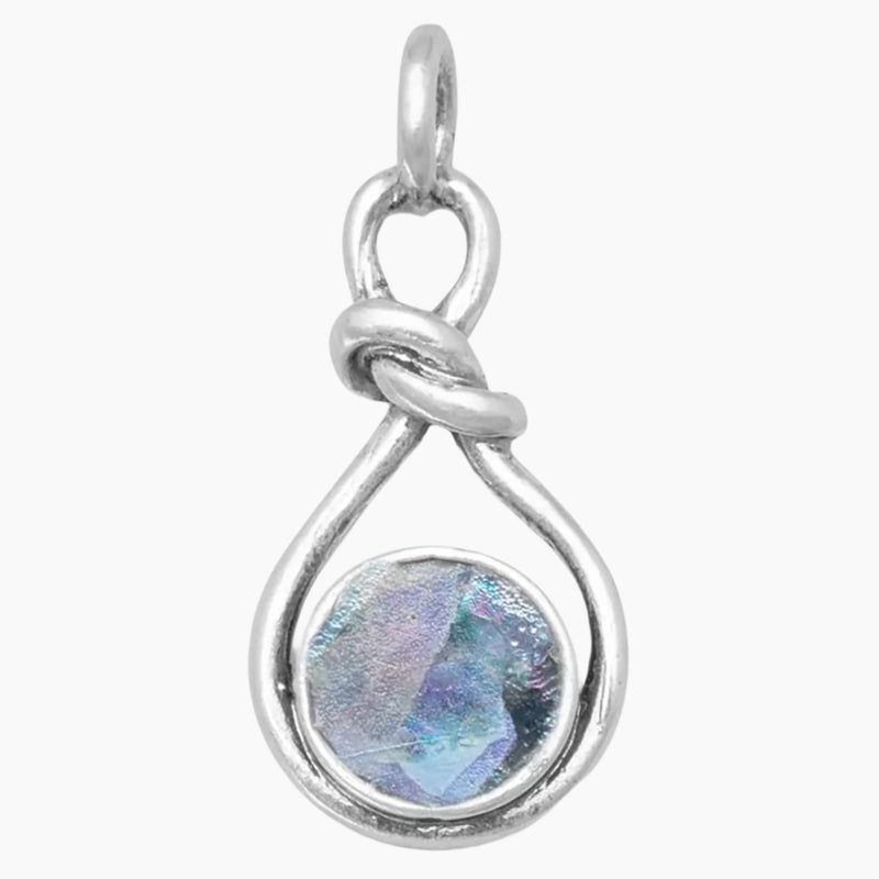 Roman Glass Knot Style Pendant