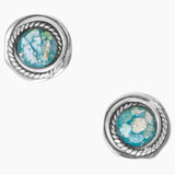 Roman Glass Stud Earrings