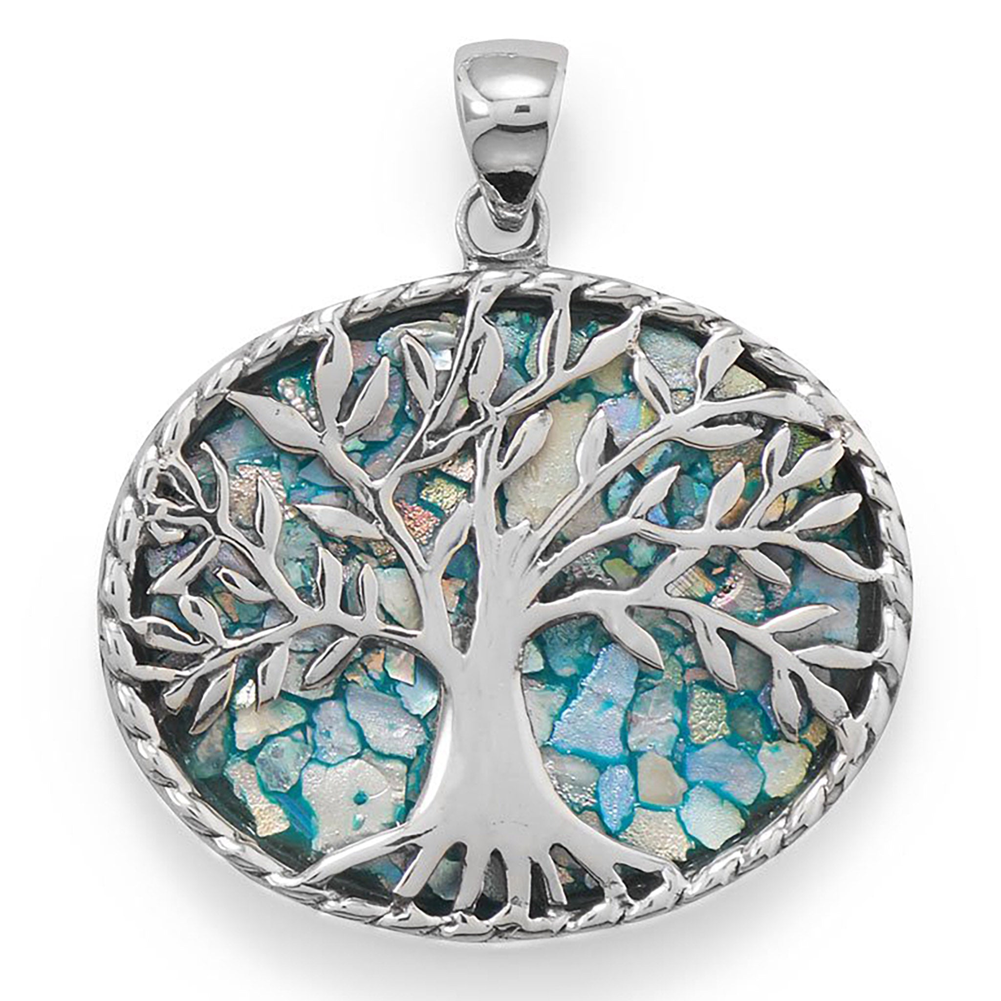 Roman Glass Tree of Life Pendant