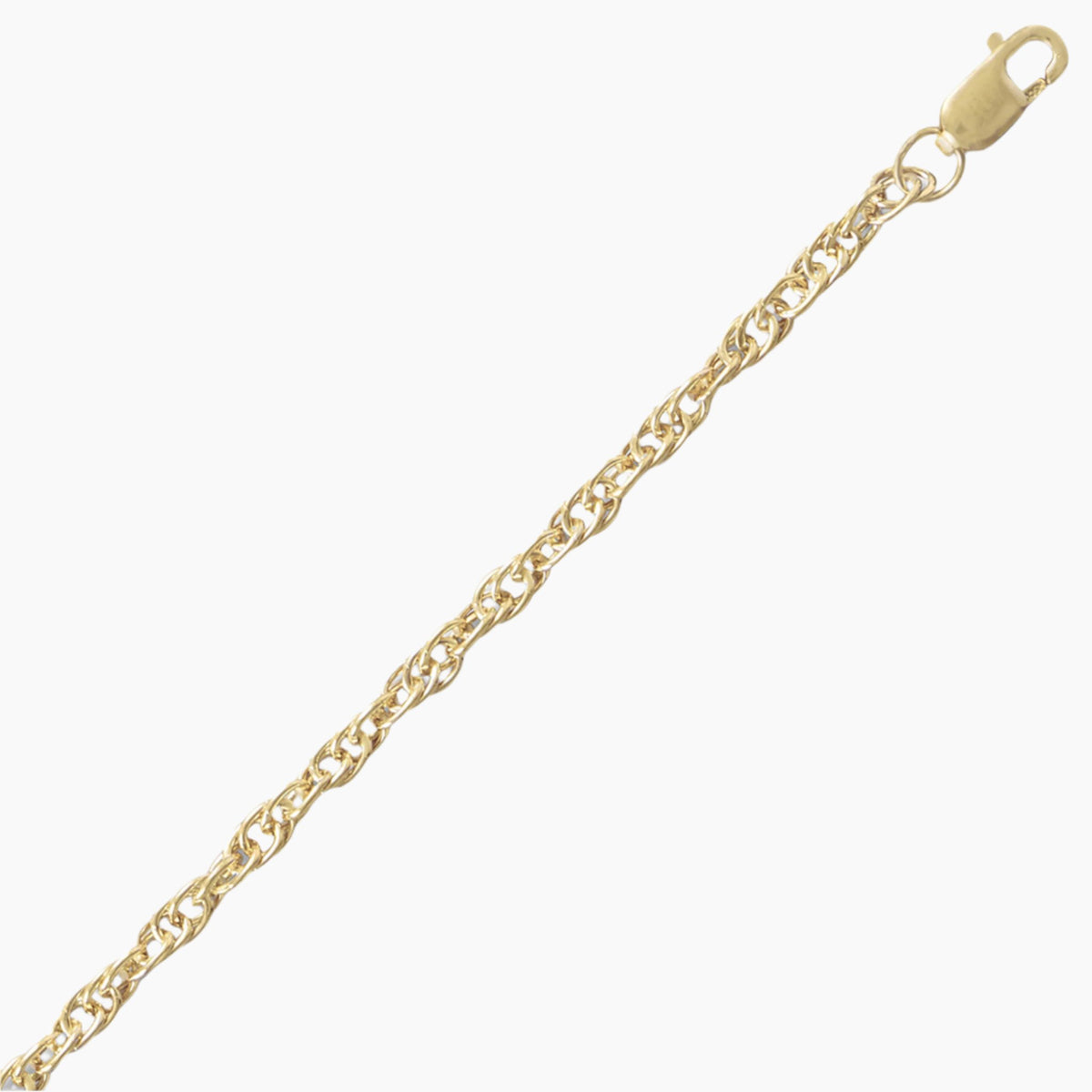 Rope Chain Gold Bracelet