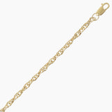 Rope Chain Gold Bracelet