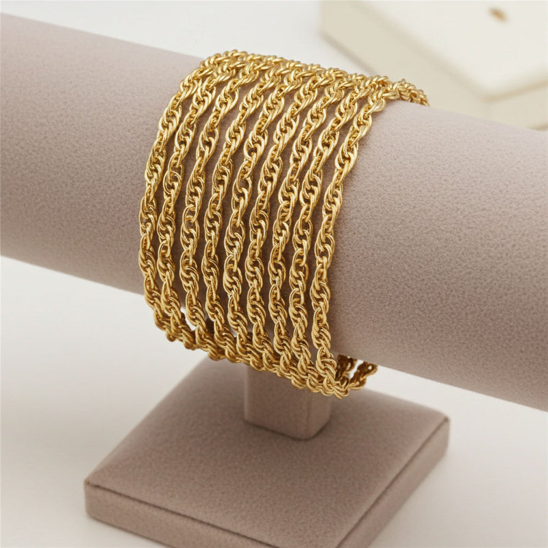 Rope Chain - 2.5mm Multi Strand Example