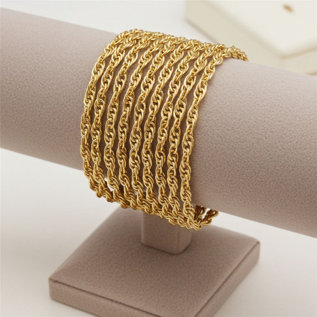 Rope Chain - 2.5mm Multi Strand Example