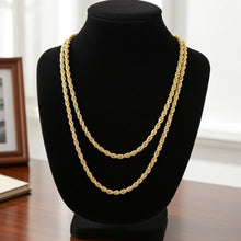 Rope Chain - 2.1mm Layered on Bust Display