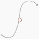 Rose Gold Heart Bracelet