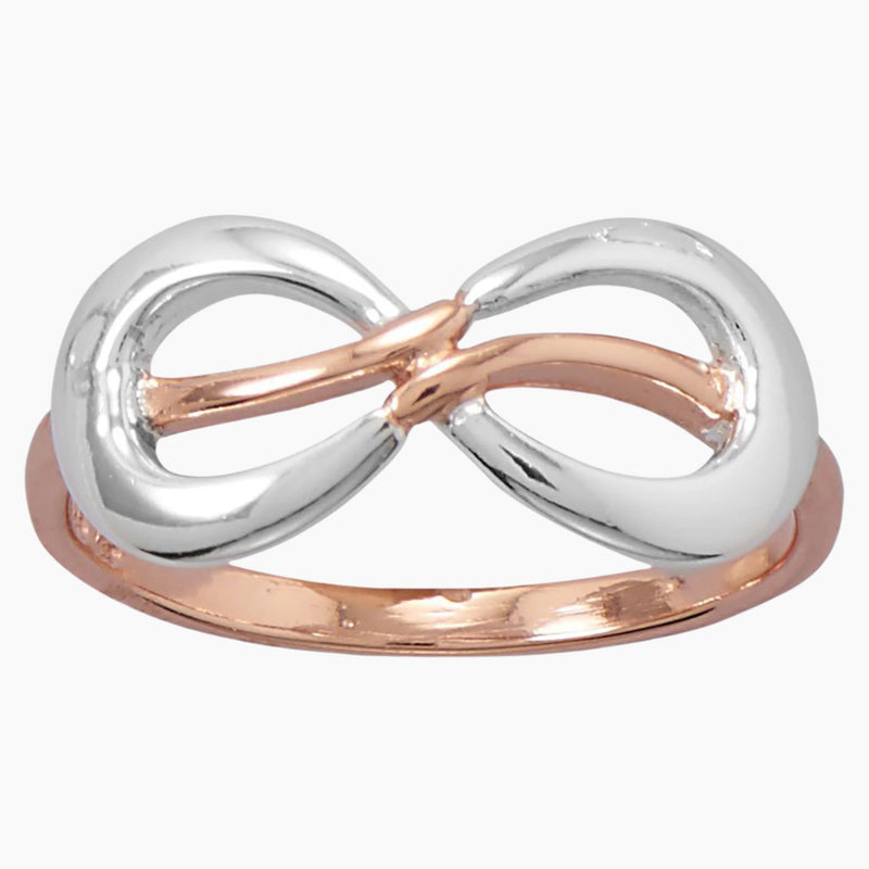 Rose Gold Plated Infinity Symbol Ring