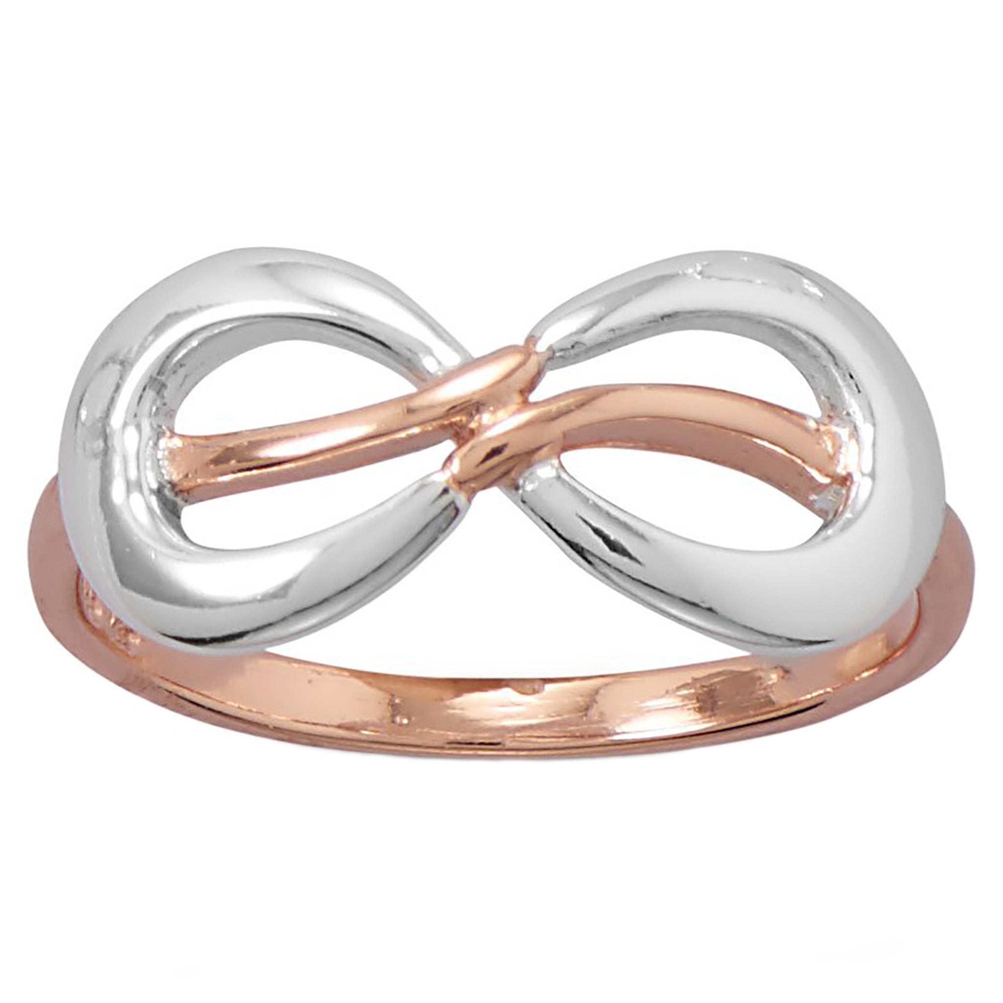 Rose Gold Plated Infinity Symbol Ring
