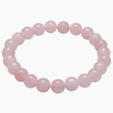 Rose Quartz Bead Stretch Bracelet
