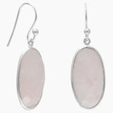 Rose Quartz Drop Earrings