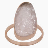 Rose Quartz Rose Gold Ring