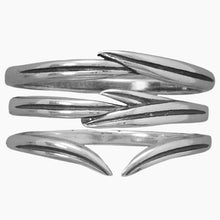 Rosemary Sprig Three Band Ring