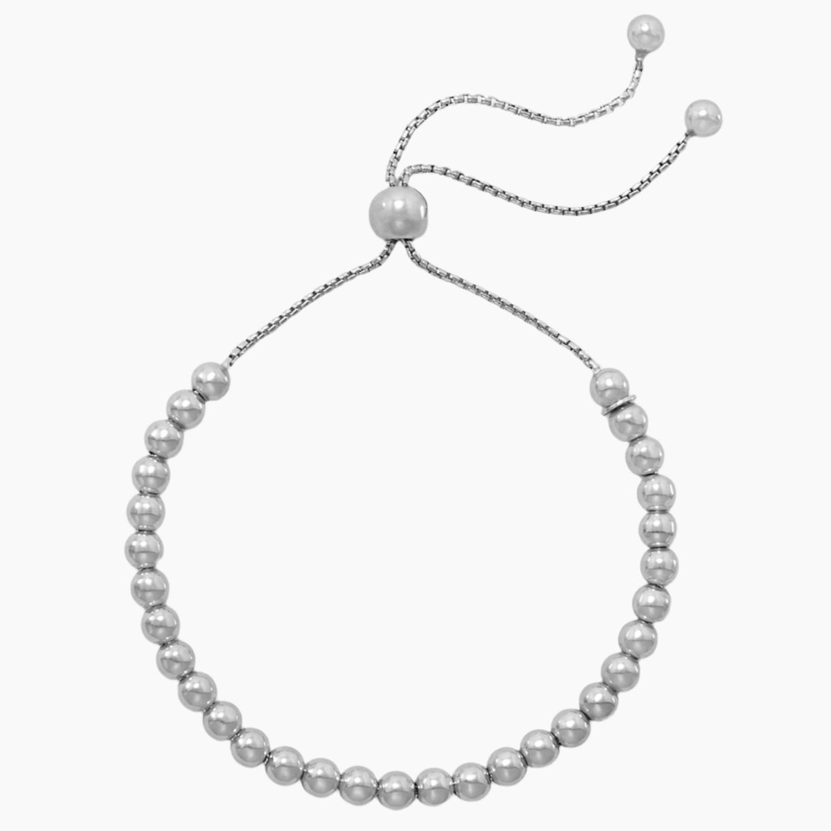 Round Bead Bolo Bracelet