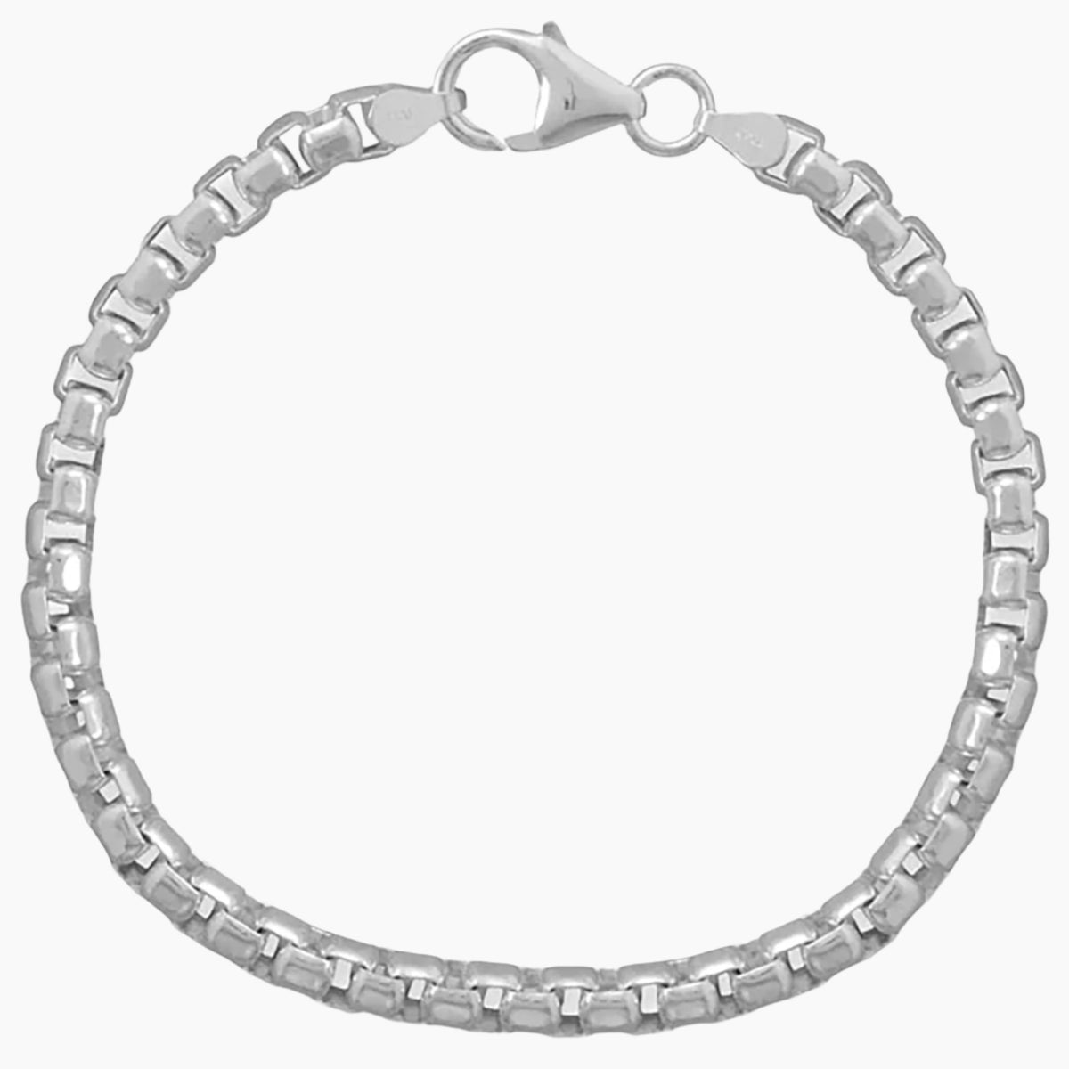 Rounded Box Chain Bracelet