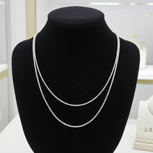 Rounded Box Chain - 2.6mm Layered on Necklace Bust Display
