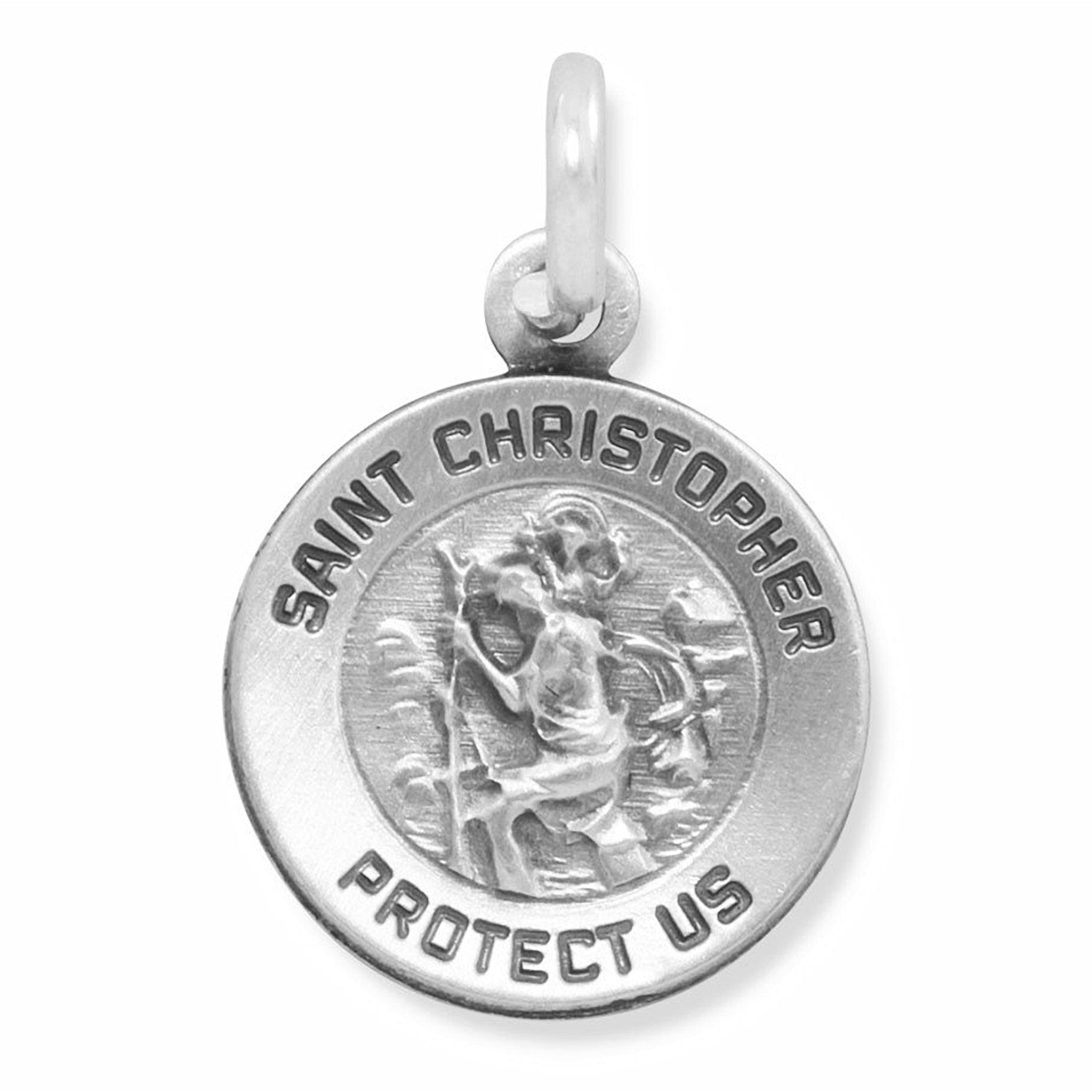 Saint Christopher Medallion Charm