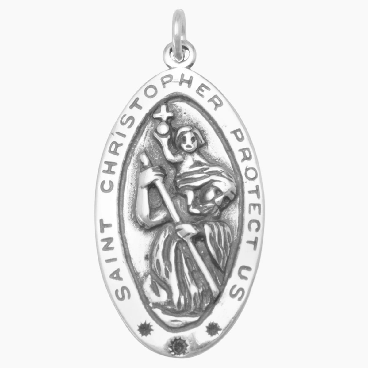 Saint Christopher Protect Us Charm