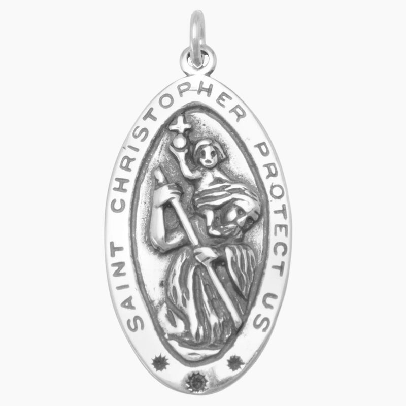 Saint Christopher Protect Us Charm