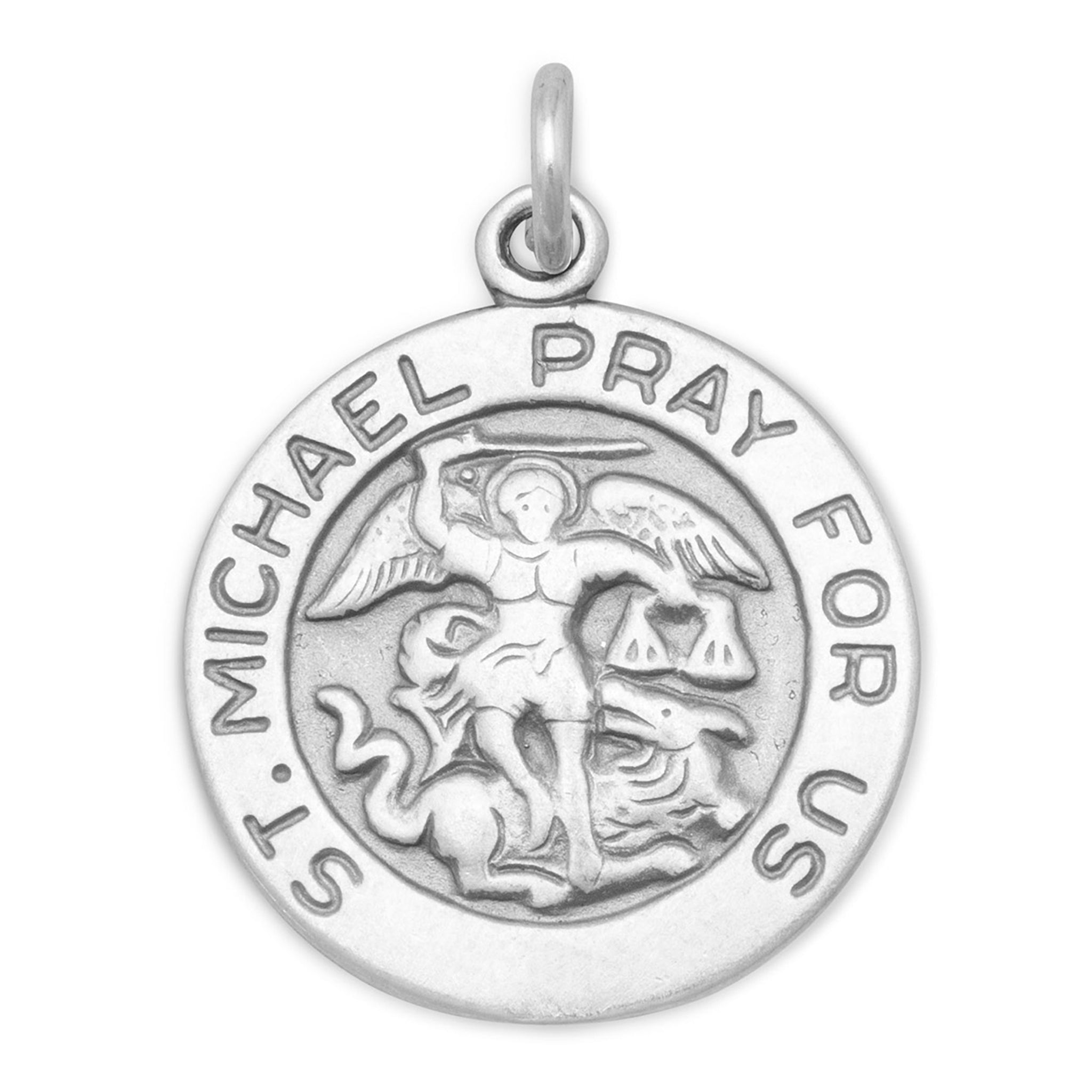 Saint Michael Pray For Us Charm