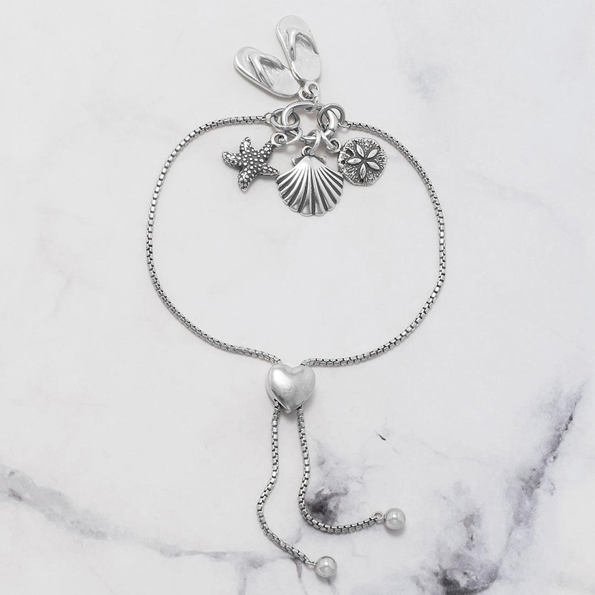 Sand Dollar Charm on Bracelet