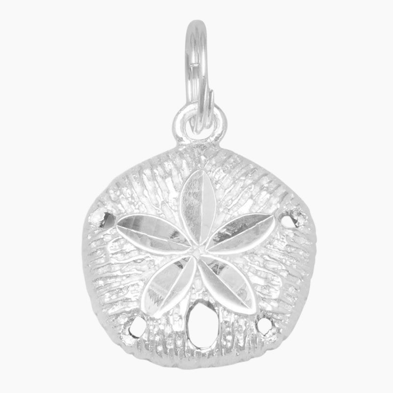 Diamond Cut Sand Dollar Charm