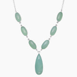 Sea Green Chalcedony Necklace