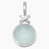 Sea Green Chalcedony Pendant