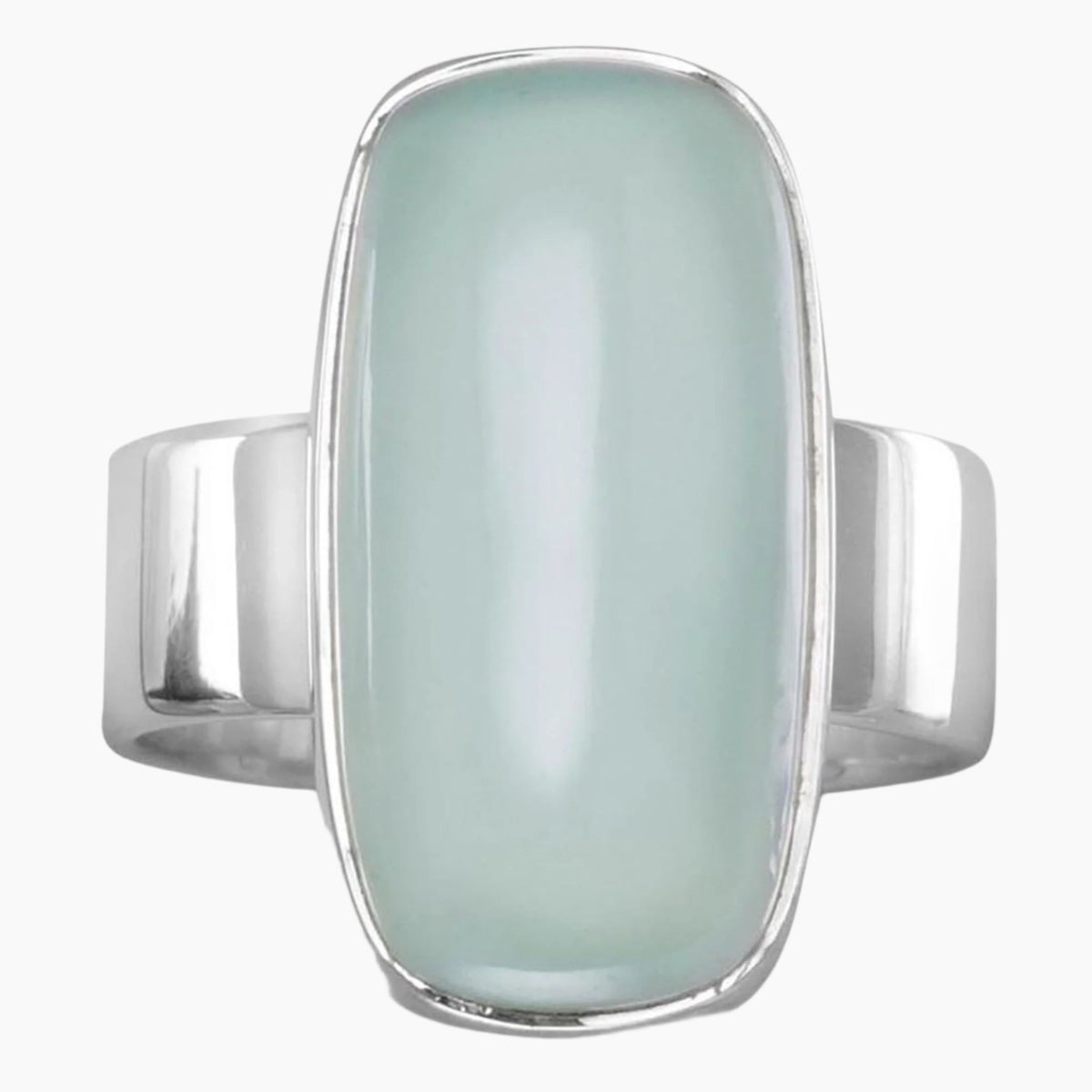 Sea Green Chalcedony Ring