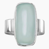 Sea Green Chalcedony Ring