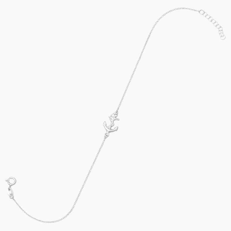 Sideways Anchor Anklet