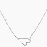 Sideways Heart Necklace