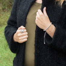 Silver Bead Bolo Bracelet Example