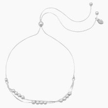Silver Bead Bolo Bracelet