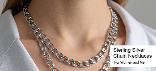 Shop Sterling Silver Chain Necklaces