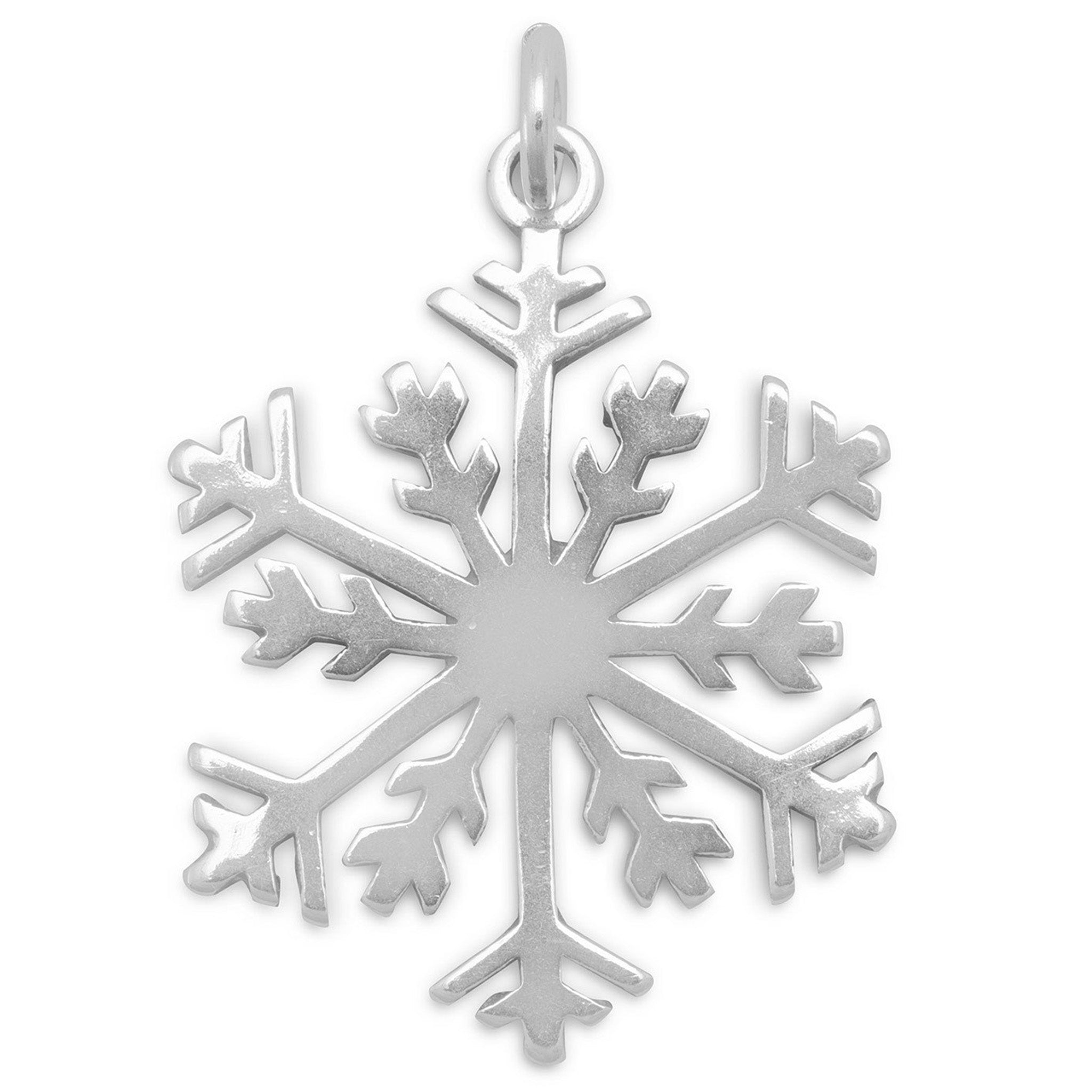 Silver Snowflake Pendant