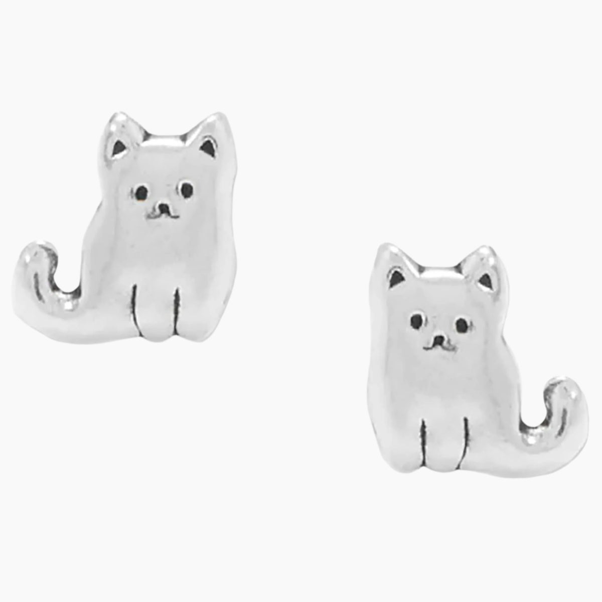 Sitting Kitty Stud Earrings