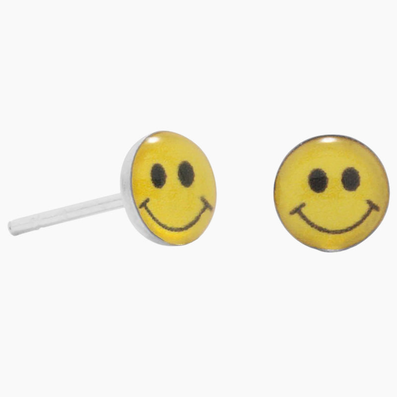 Smiley Face Stud Earrings