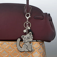 Smiling Kitty Crystal Bag Charm Example