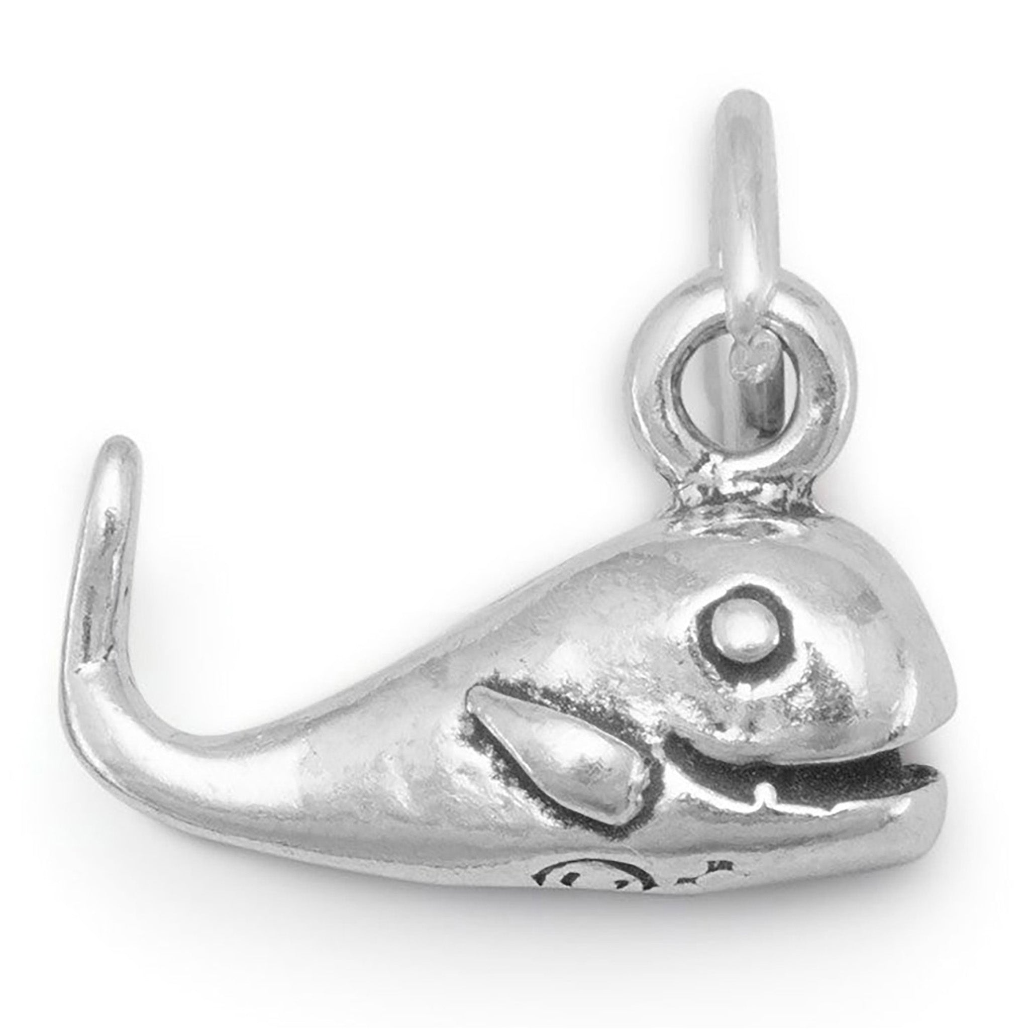 Smiling Whale Charm