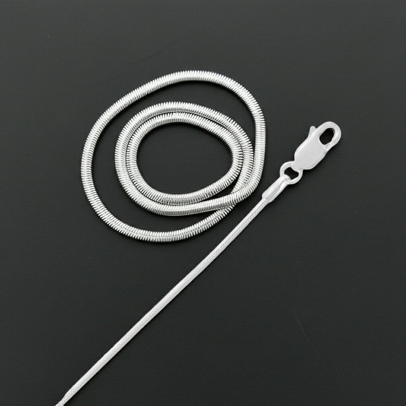 Snake Chain - 1.2mm Coiled Up View