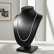 Snake Chain - 1.8mm on Necklace Bust Stand