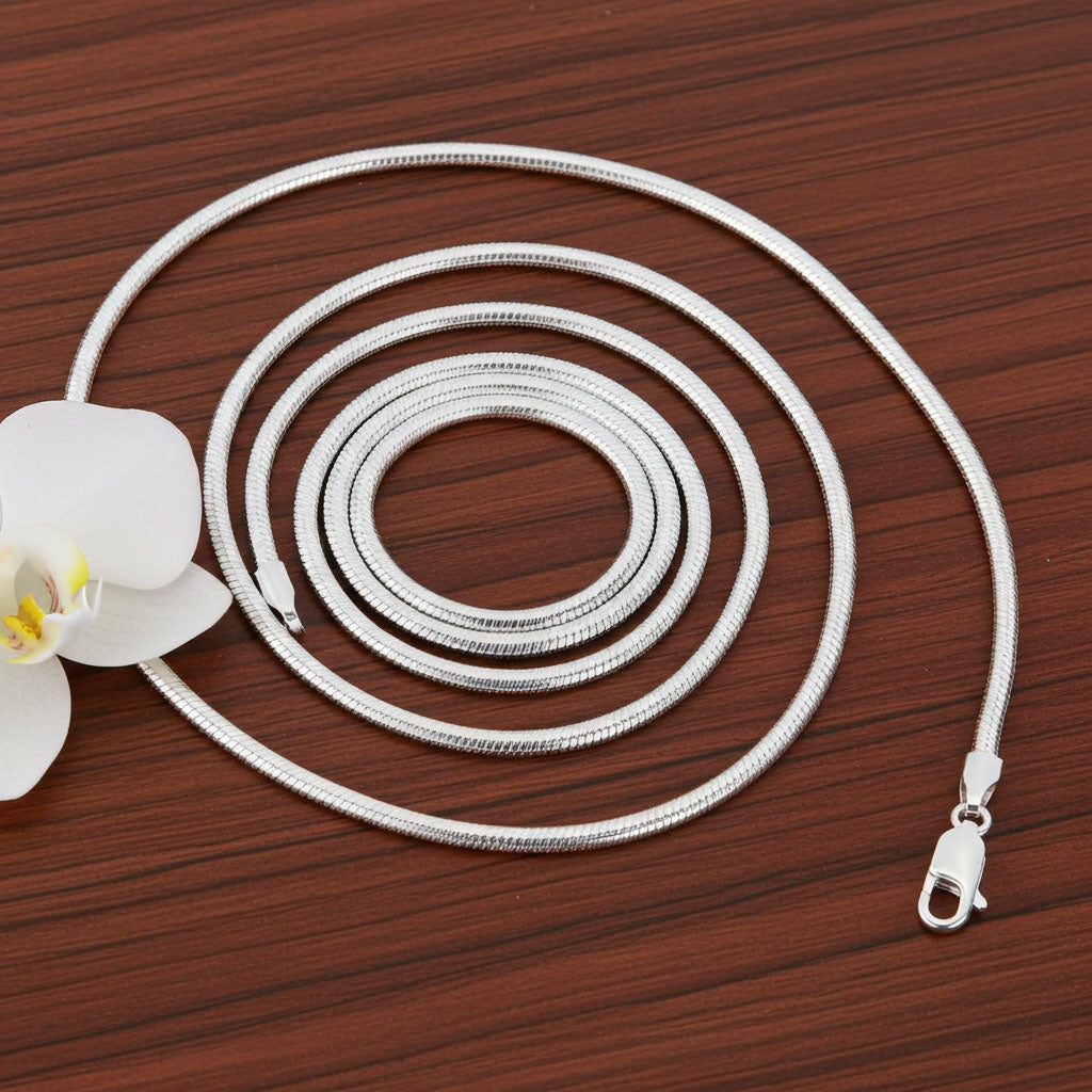 Sterling Silver Snake Chains – The Silver Connection